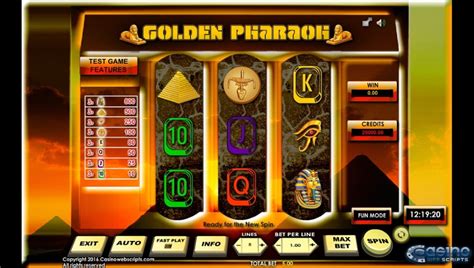 Игровой автомат Golden Pharaoh 3RS  играть бесплатно